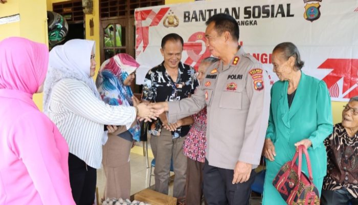 Senyum Purnawirawan Polri Tapteng Sambut Anjangsa Hari Bhayangkara ke 79